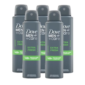 Deodorant spray barbati Dove Men Care+ Extra Fresh, 5 buc x 200 ml
