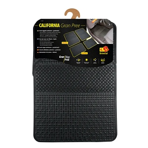 Set covorase auto universale California Gran Pree, PVC, ajustabile, negru, 4 bucati