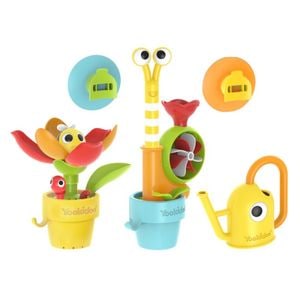 Set jucarii de baie Yookidoo, Floarea & Melcul Jucaus, 18 luni+