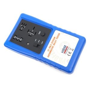 Tester universal Hbm machines, cu baterii pentru releu auto, 12V