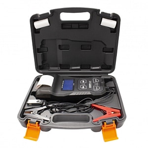 Tester baterie acumulatori auto KROFTOOLS, cu imprimanta, 6-12V, 12-24V