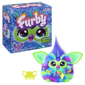 Jucarie de plus Hasbro, Furby Galaxy, Interactiva, Lumineaza in culori diferite