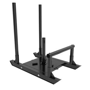 Sanie de antrenament Zoco Body Fit, Power Sled, Negru