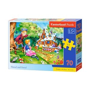 Puzzle pentru copii Jokomisiada, Hansel si Gretel, 70 piese, 5 ani+
