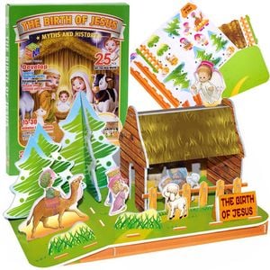 Puzzle 3D Jokomisiada, Nasterea Domnului Iisus, 25 piese, 36 luni+