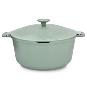 Oala cu capac AMBITION Fern, 28cm, 6.6L, invelis Qualum Basic, inductie