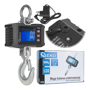 Cantar digital de macara GEKO, cu telecomanda, 1000 kg