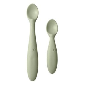 Set 2 lingurite pentru copii Bibs, Spoon Set, Sage