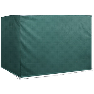 Prelata pentru acoperirea mobilierului exterior impermeabil Outsunny, 215x155x150cm, PE, Verde