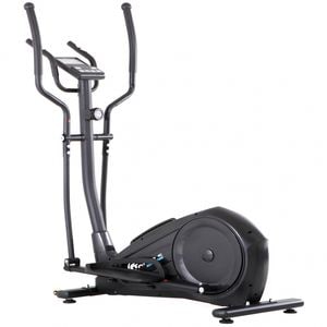 Bicicleta magnetica eliptica FitTronic Atletic 1000E, design robust, greutate suportata 120 kg, volanta 14 kg, bluetooth