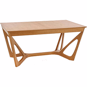 Masa extensibila WENANTY, stejar, 160/240x100x77 cm