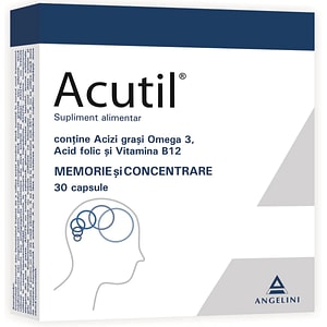 Supliment alimentar Angelini Acutil, 30 capsule
