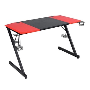 Birou de gaming Selgot, 120x60x73 cm, rosu/negru