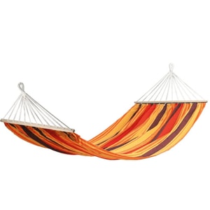 Hamac din bumbac Strend Pro Olivia, greutate maxima 200 Kg, 200 x 150 cm