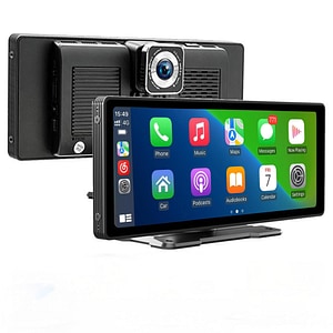 Navigatie Auto Timebox, CarPlay, Android Auto, Wireless, Aux, Camera Fata/Marsarier, Boxa, Ecran 2K IPS 10.26", 64GB, MirrorLink, Bluetooth 5.0, MP4, MP5, GPS, Radio