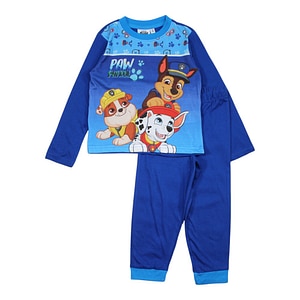 Pijamale copii cu maneca lunga Team Paw Patrol, 100% bumbac, marimea 98 cm, albastru