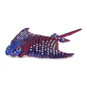 Figurina Sani, Peste STINGRAY 163 x 181 x 26 mm, Albastru, Rosu, Alb