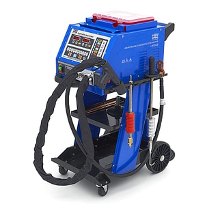 Aparat de tinichigerie Hbm machines, pentru indreptat, tras tabla, Spotter Digital