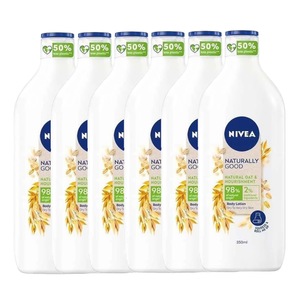 Lotiune de corp Nivea Naturally Good cu ovaz, 6 buc x 350 ml