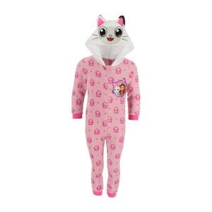 Pijama tip Overall coral-fleece Gabby's Dollhouse, 98-104 cm, Roz