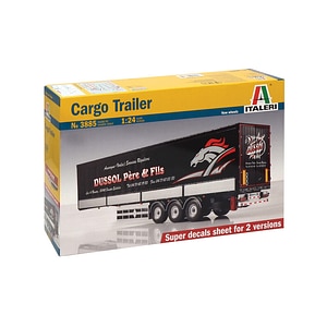 Kit de construit semiremorca transport marfa, Lungime 58cm, Scara 1:24, 3885