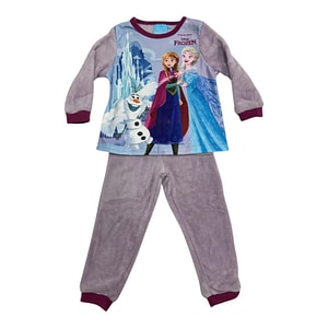 Pijama copii Frozen, cu maneca lunga, cocolino, 7 ani, 122 cm, multicolor