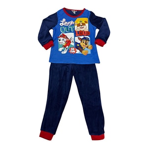 Pijama copii Paw Patrol, cu maneca lunga, cocolino, 3 ani, 98 cm, albastru