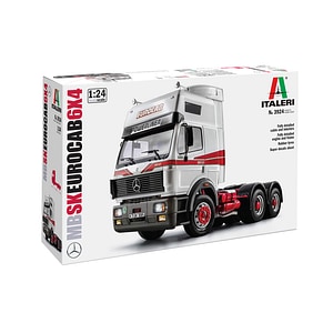 Kit de construit camion MERCEDES-BENZ SK Eurocab 6x4, Lungime 24,6 cm, Scara 1:24, 3924