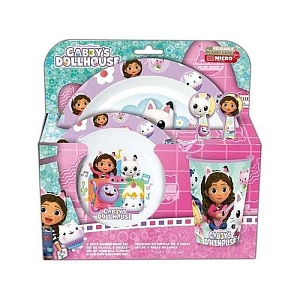 Set vesela pentru petrecere Gabby's Dollhouse, fara BPA, 5 piese, multicolor