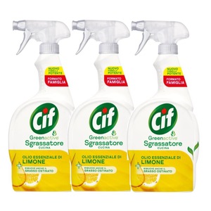 Spray degresant bucatarie Cif Lemon, 3 buc x 900 ml