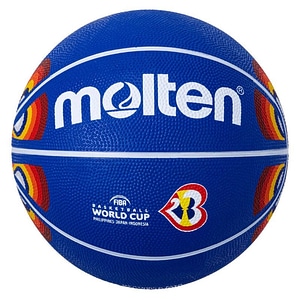 Minge baschet Molten B7C1600-M3P, marime 7, cauciuc, design FIBA Basketball World Cup 2023, editie limitata