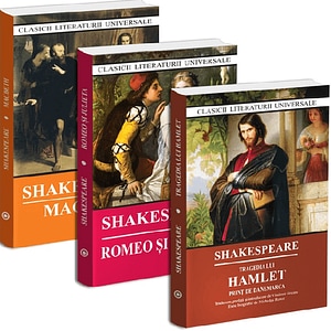 Set 3 carti: William Shakespeare. Macbeth + Romeo si Julieta + Tragedia lui Hamlet. Print de Danemarca - William Shakespeare