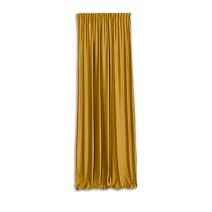 Draperie catifea mustar Decolis, 1 buc, 400x250cm