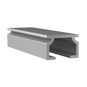 Set sina aluminiu SL argintiu, 1 canal, 200 cm