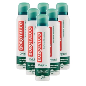 Deodorant spray Borotalco Original,  6 buc x 150 ml