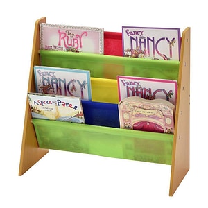 Raft Ginger Home, Colors, Multifunctional, Pentru carti si jucarii pentru copii, organizator, biblioteca
