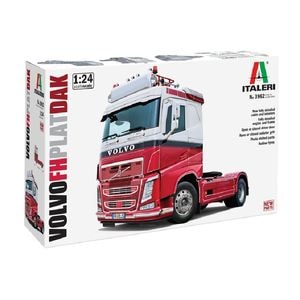 Automacheta, Italeri, Volvo FH Plat Dak, 1/24, rosu/alb 3962