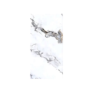 Panou autoadeziv Atria, model marmura alb cu insertii gri, YP39, 30 x 60 cm, setx6