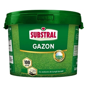 Ingrasamant pentru gazon Substral, actiune prelungita, asigura hranirea optima, granule, 10 kg
