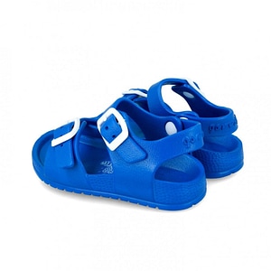 Sandale pentru copii Garvalin, Din cauciuc, Marime 20, Inchidere cu capse si catarame, Azul