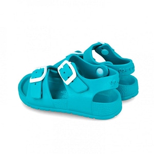 Sandale pentru copii Garvalin, Din cauciuc, Marime 25, Inchidere cu capse si catarame, Aqua