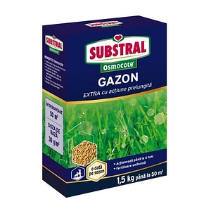 Ingrasamant pentru gazon Substral Osmocote, fertilizant profesional cu actiune prelungita, granule, 1.5 kg