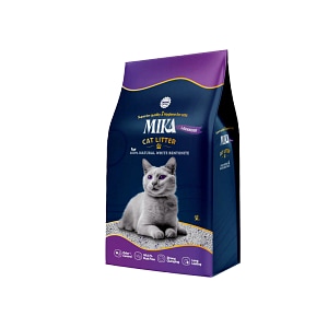 Asternut pentru pisici Mika din bentonita, cu lavanda, 5L
