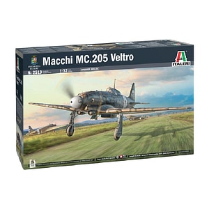 Macheta aeromodel de construit Avion Macchi MC.205 Veltro Scara 1:32 Italeri 2519