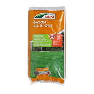 Ingrasamant gazon DCM, NPK 10-3-18, granulat, 10 kg, 200 mp, asigura un gazon dens