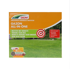 Ingrasamant gazon DCM, NPK 10-3-18, granulat, 3 kg, 60 mp, asigura un gazon dens