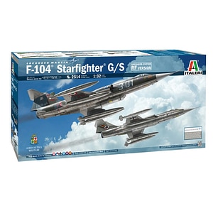 Model avion Lockheed F-104 Starfighter, Italeri, 1:32, set cu 8 versiuni, 52x25cm 2514