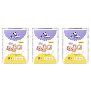 Aleze cearceaf absorbant PANDA, 60x60 cm, 30 buc 