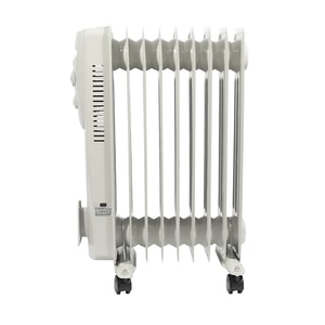Calorifer Electric cu Ulei, Termostat, 8 elementi si 3 Trepte de Putere 800W / 1200W / 2000W, Culoare Alb