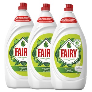 Detergent de vase Fairy Extra Plus de mere, 3 buc x 1.35 L